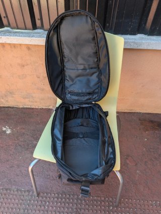 Mochila Maleta Moto Negra