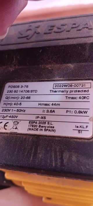 Depósito 500L con Bomba