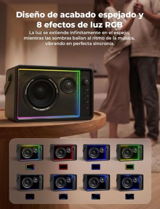 Altavoz Bluetooth RIENOK 40W Woofer 90mm