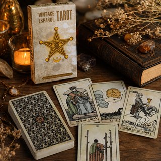 Tarot Vintage Español 78 Cartas Nuevo Sellado