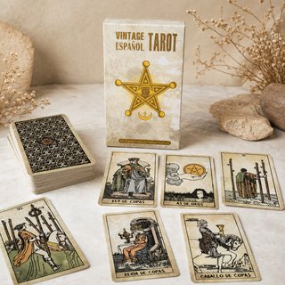 Tarot Vintage Español 78 Cartas Nuevo Sellado