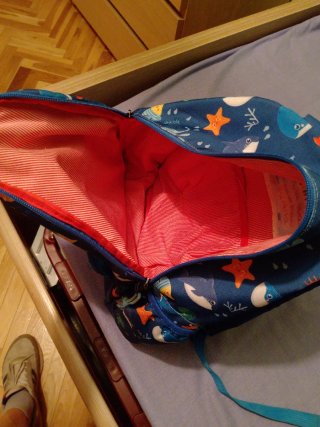 Mochila infantil temática marina
