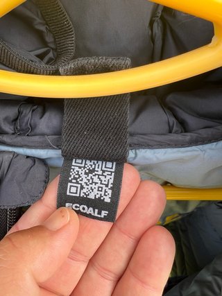 Abrigo Ecoalf niño azul talla 12