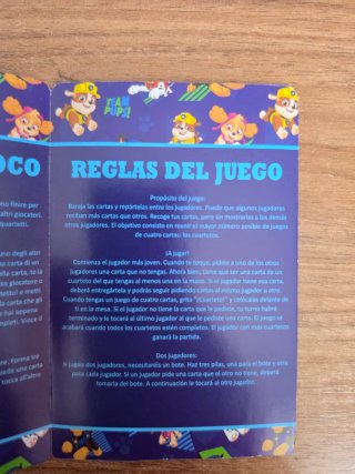 Juego de cartas Patrulla Canina Kwartet