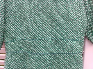 Vestido Tintoretto verde y blanco