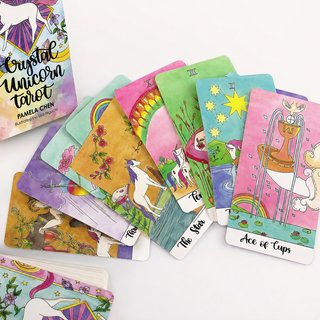 Crystal Unicorn Tarot de Pamela Chen nuevo sellado