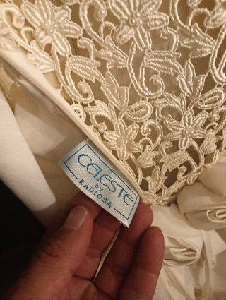Elegante vestido de novia