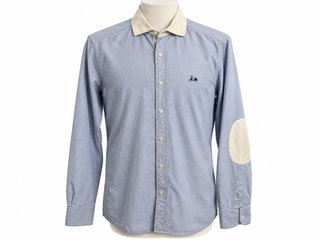 Camisa Backslide hombre azul coderas talla M