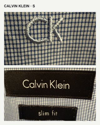 Camisa Calvin Klein hombre slim fit talla S
