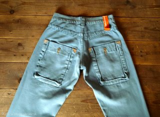 Calças Jeans vintage, Azuis. Medidas nas fotos