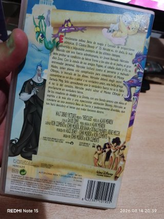 Hércules Película VHS Original Disney