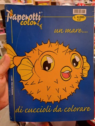 4 libri da colorare vintage Paperotti Color