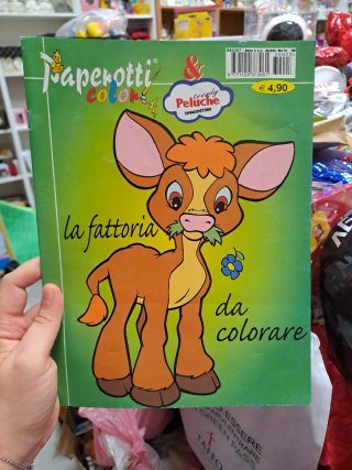 4 libri da colorare vintage Paperotti Color