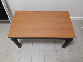 Mesa de centro elevable madera y metal