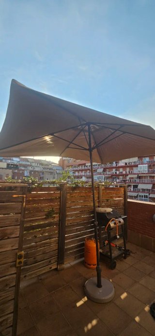Parasol Rectangular Grande + Base