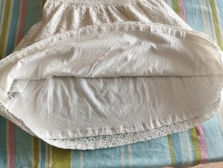 Vestido blanco Zara niña talla 9
