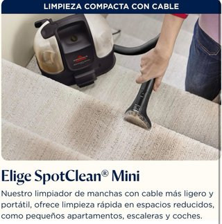 NUEVO!! Limpiatapicerías Bissell Spotclean Mini