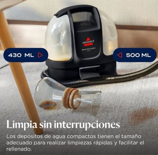 NUEVO!! Limpiatapicerías Bissell Spotclean Mini