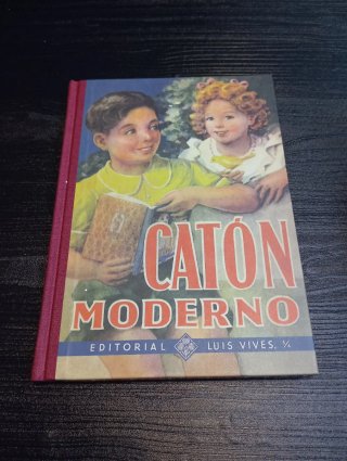 Lote de 2 reproducciones de antiguos libros escola