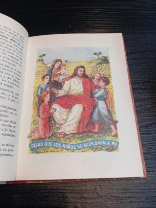 Lote de 2 reproducciones de antiguos libros escola