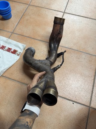 Colector con sonda lambda Aprilia RSV4 RF 2018