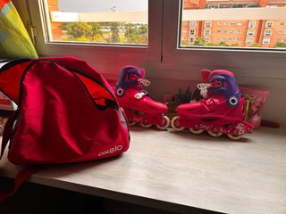 Patines Oxelo Niñas Rosas y Morados