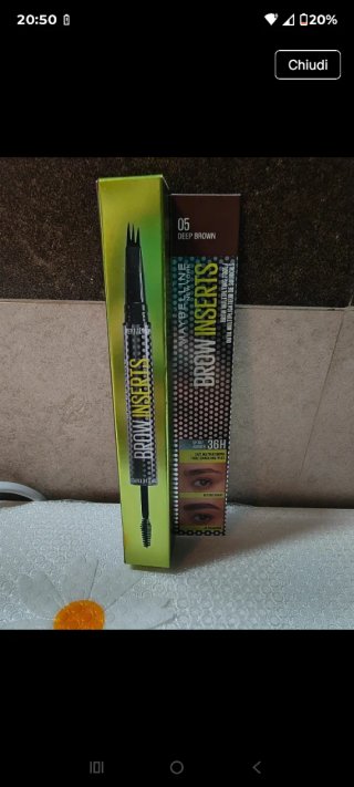 Maybelline Brow Inserts 05 Deep Brown