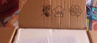 Lámpara de cristal y metal dorada
