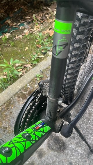 Bicicleta Nakamura Negra y Verde