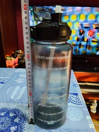 Botella de gimnasio GOOD MORNING!