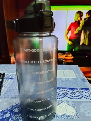 Botella de gimnasio GOOD MORNING!