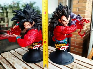 Bustos Goku y Vegeta SSJ4 - 23 cm