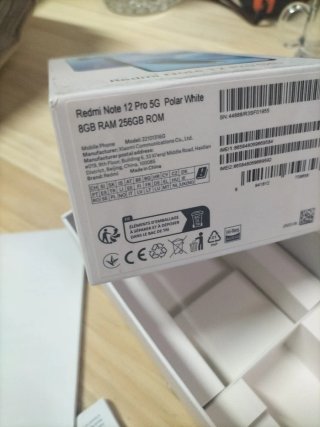 Caja Redmi Note 12 Pro 5G