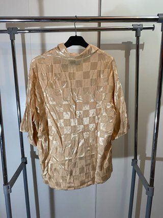 Camisa Beige Cuadros