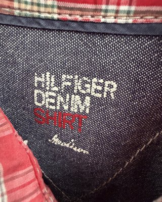 Camisa Tommy Hilfiger Denim roja talla M
