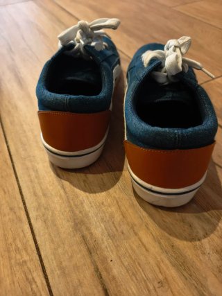 Zapatillas Up Talla 41 Azul y Marrón