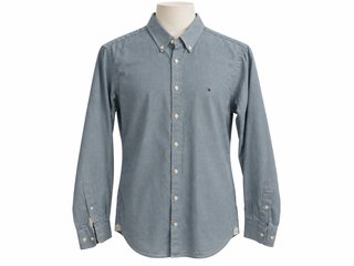 Camisa Tommy Hilfiger slim fit azul talla M