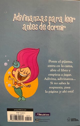 Adivinanzas para leer antes de dormir para niños.
