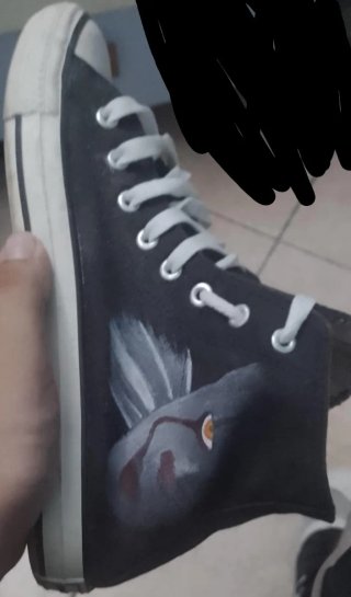 Dunlop Scarpe Alte Nere con Clown dell film IT