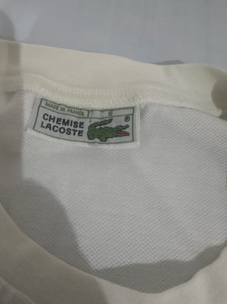 Camiseta Lacoste Blanca Talla M