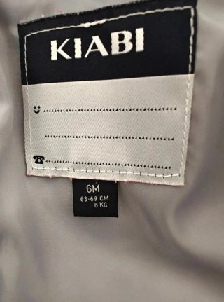 Chaqueta acolchada gris Kiabi