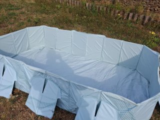 Piscina infantil desmontable de 4 metrod de largo