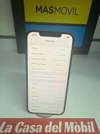 iPhone 12 Pro Max 128GB Gris Espacial como nuevo