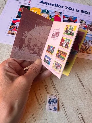Álbum de cromos La vuelta al mundo de Willy Fog