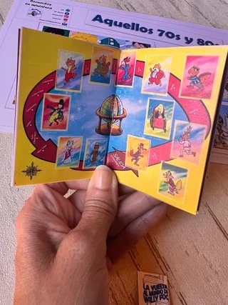 Álbum de cromos La vuelta al mundo de Willy Fog