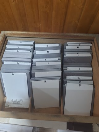 Pantógrafo para grabar letras