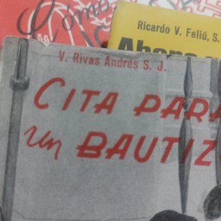 Libros antiguos religioso- social pequeños ID foll