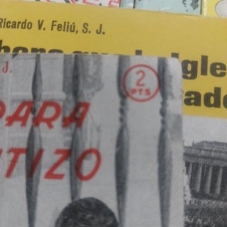 Libros antiguos religioso- social pequeños ID foll