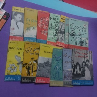 Libros antiguos religioso- social pequeños ID foll