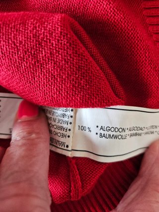 Jersey Pull&Bear Rojo Talla L